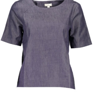 GANT DAMEN-KURZARM-T-SHIRT BLAU
