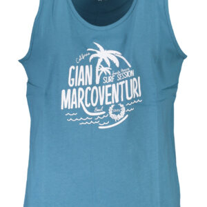 GIAN MARCO VENTURI HERREN BLAUES TANKTOP
