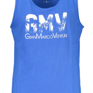 GIAN MARCO VENTURI HERREN BLAUES TANKTOP