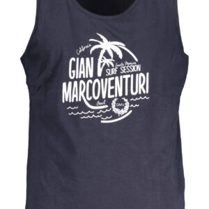 GIAN MARCO VENTURI HERREN BLAUES TANKTOP