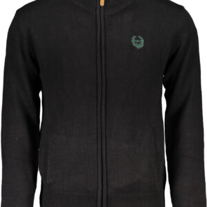 GIAN MARCO VENTURI HERREN-CARDIGAN IN SCHWARZ