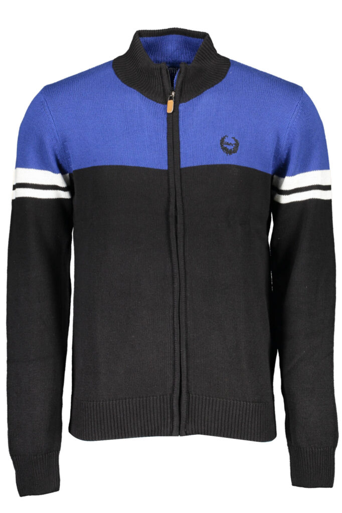 GIAN MARCO VENTURI SCHWARZER CARDIGAN FÜR HERREN
