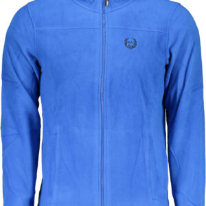 GIAN MARCO VENTURI BLAUES HERREN-SWEATSHIRT MIT REISSVERSCHLUSS