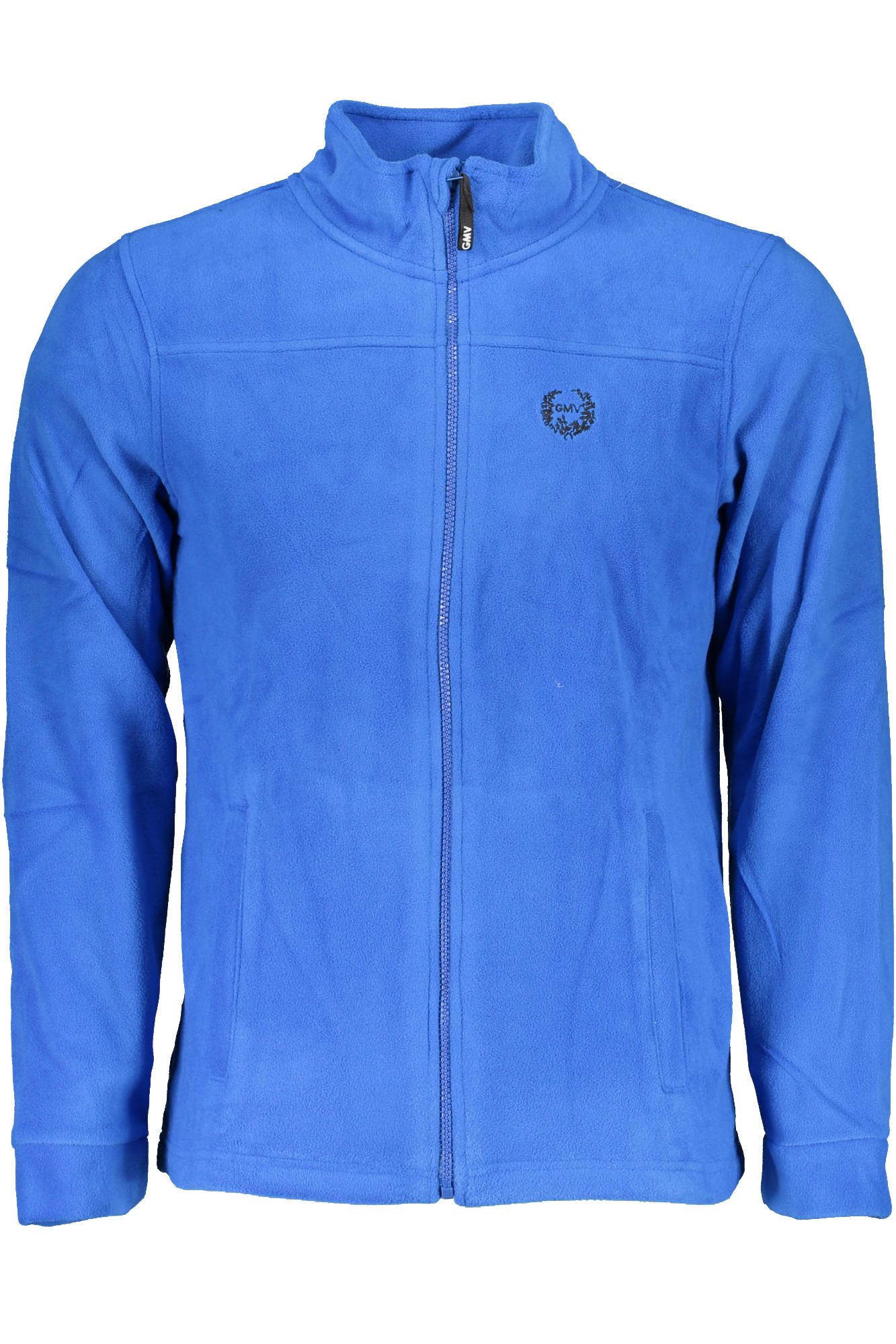 GIAN MARCO VENTURI BLAUES HERREN-SWEATSHIRT MIT REISSVERSCHLUSS