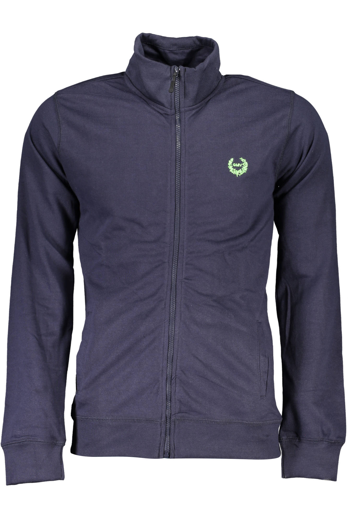 GIAN MARCO VENTURI BLAUES HERREN-SWEATSHIRT MIT REISSVERSCHLUSS