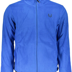 GIAN MARCO VENTURI HERREN-SWEATSHIRT MIT BLAUEM ZIP