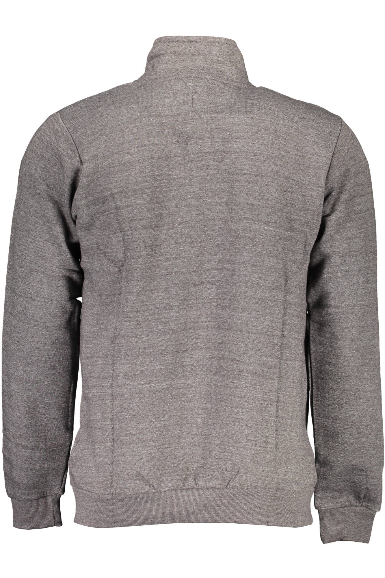 GIAN MARCO VENTURI HERREN-SWEATSHIRT MIT ZIP-UP GRAU – Bild 2