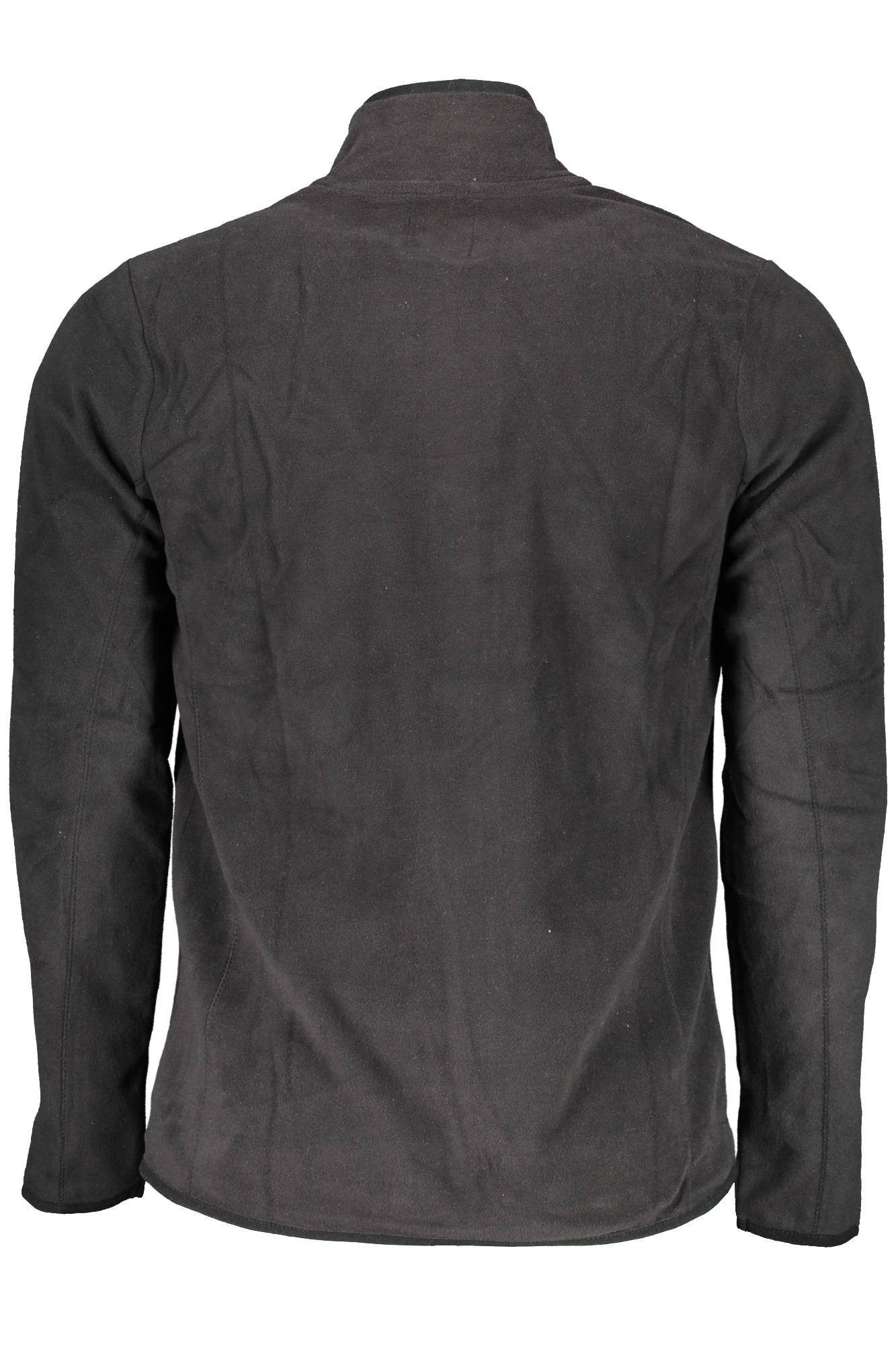GIAN MARCO VENTURI HERREN-SWEATSHIRT MIT REISSVERSCHLUSS SCHWARZ – Bild 2