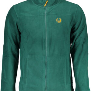 GIAN MARCO VENTURI HERREN-SWEATSHIRT MIT ZIP GRÜN