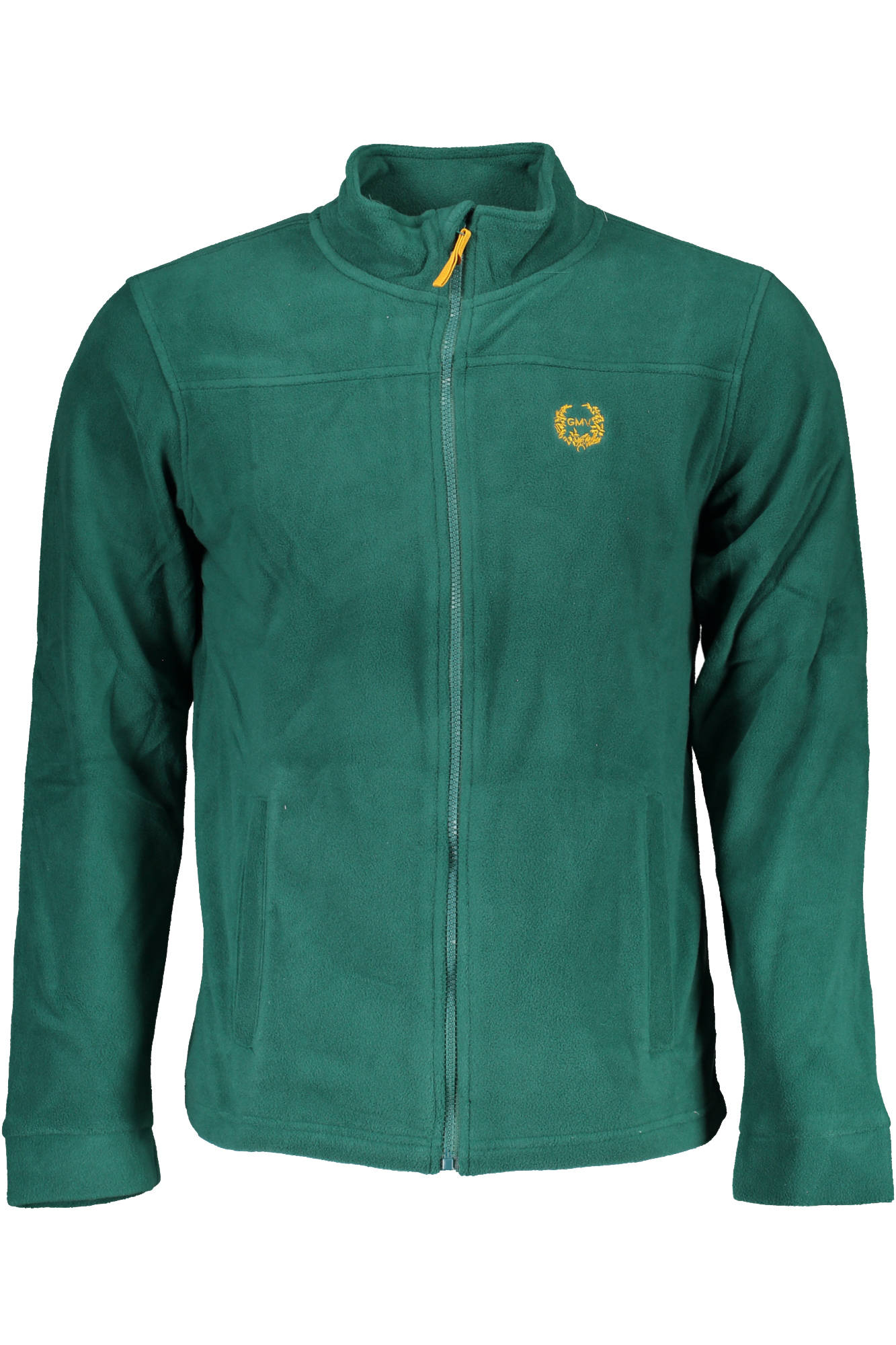 GIAN MARCO VENTURI HERREN-SWEATSHIRT MIT ZIP GRÜN