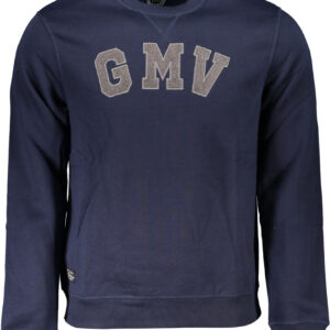 GIAN MARCO VENTURI BLAUES SWEATSHIRT FÜR HERREN MIT REISSVERSCHLUSS
