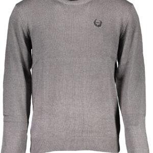 GIAN MARCO VENTURI GRAUER PULLOVER FÜR HERREN