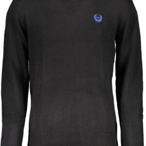 GIAN MARCO VENTURI SCHWARZER HERRENPULLOVER