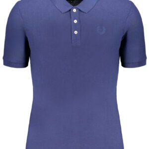 GIAN MARCO VENTURI HERREN-KURZÄRMELIGES POLOSHIRT BLAU