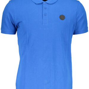 GIAN MARCO VENTURI HERREN KURZARM POLO BLAU