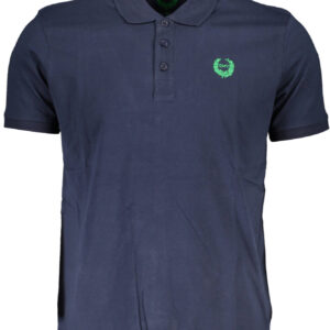 GIAN MARCO VENTURI HERREN KURZARM POLO BLAU