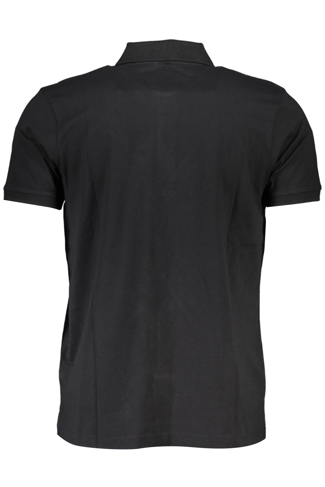 GIAN MARCO VENTURI HERREN KURZARM POLO SCHWARZ – Bild 2
