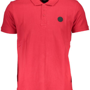 GIAN MARCO VENTURI HERREN KURZARM POLOSHIRT ROT