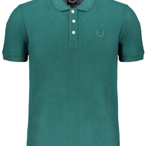 GIAN MARCO VENTURI GRÜNES KURZÄRMELIGES HERREN-POLOSHIRT