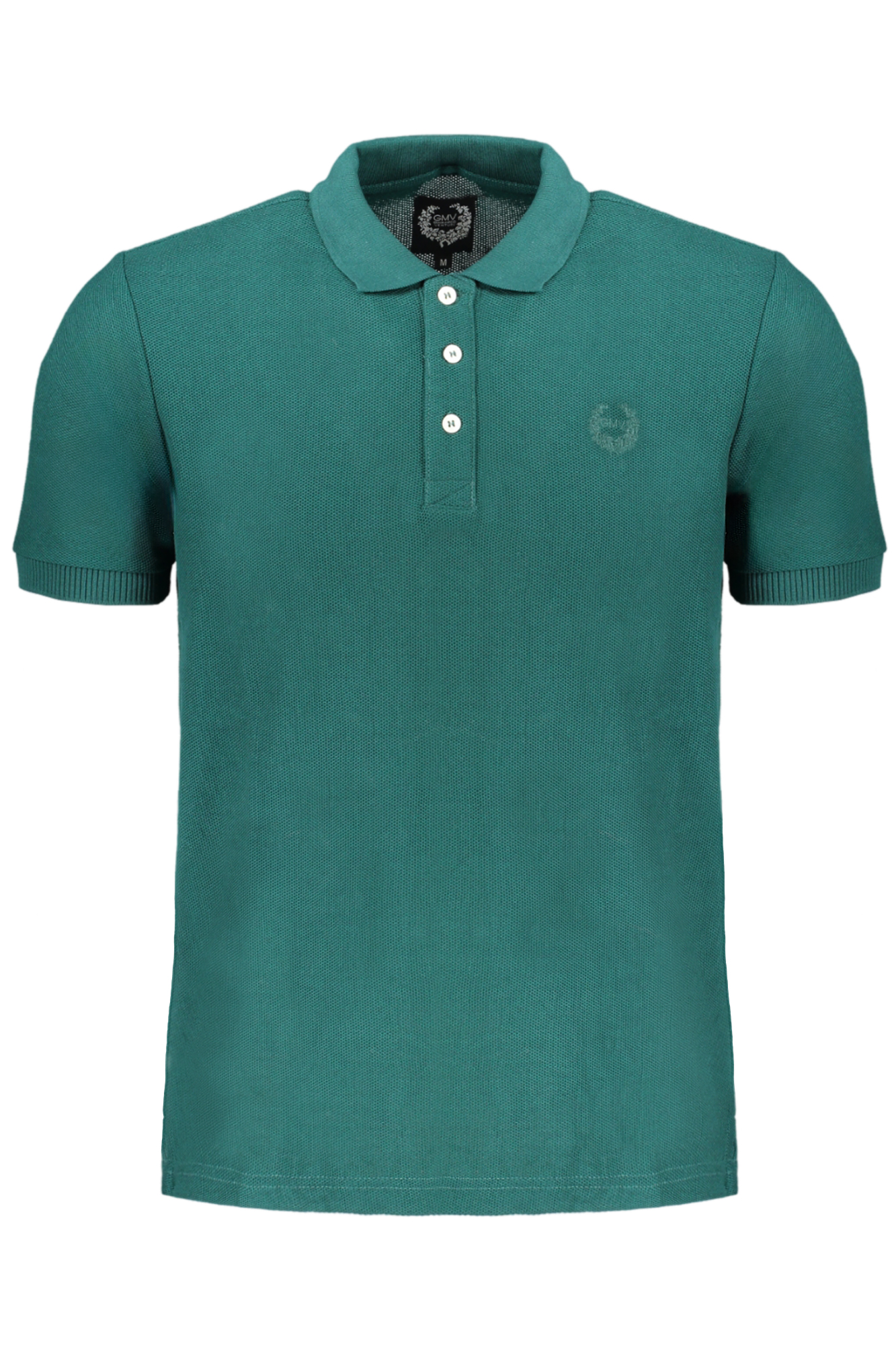 GIAN MARCO VENTURI GRÜNES KURZÄRMELIGES HERREN-POLOSHIRT