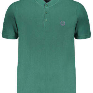 GIAN MARCO VENTURI GRÜNES KURZÄRMELIGES HERREN-POLOSHIRT