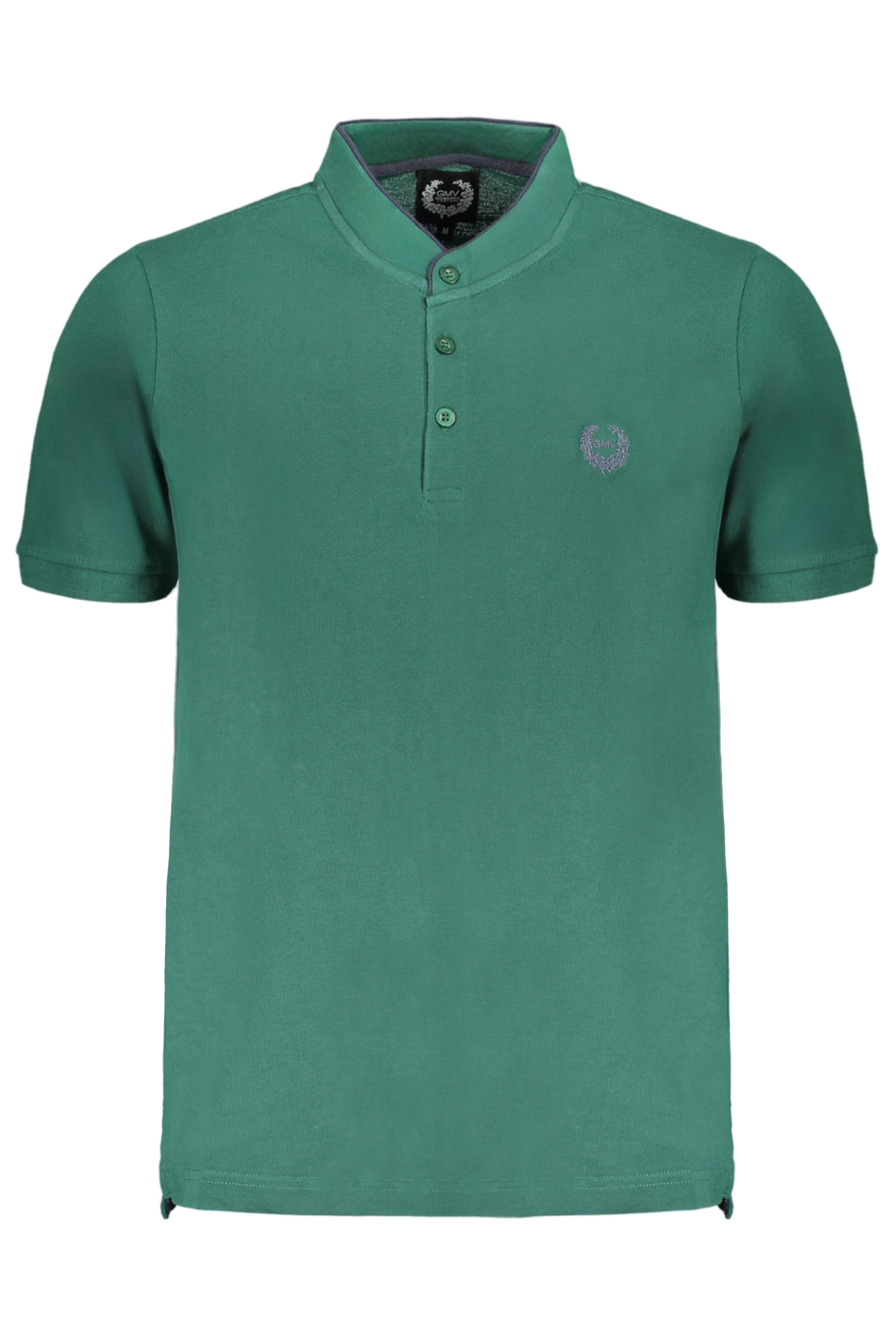 GIAN MARCO VENTURI GRÜNES KURZÄRMELIGES HERREN-POLOSHIRT