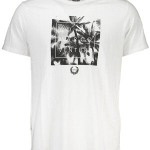 GIAN MARCO VENTURI HERREN KURZARM T-SHIRT WEISS