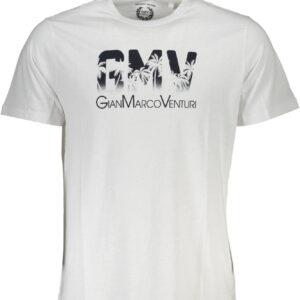 GIAN MARCO VENTURI HERREN KURZARM T-SHIRT WEISS