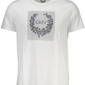 GIAN MARCO VENTURI HERREN-KURZARM-T-SHIRT WEISS