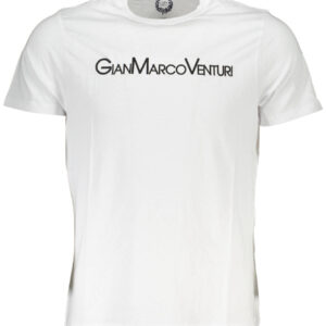 GIAN MARCO VENTURI HERREN-KURZARM-T-SHIRT WEISS