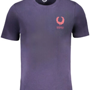 GIAN MARCO VENTURI HERREN-KURZÄRMELIGES T-SHIRT BLAU