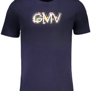 GIAN MARCO VENTURI HERREN-KURZÄRMELIGES T-SHIRT BLAU