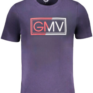 GIAN MARCO VENTURI HERREN-KURZÄRMELIGES T-SHIRT BLAU