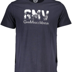 GIAN MARCO VENTURI HERREN KURZARM T-SHIRT BLAU
