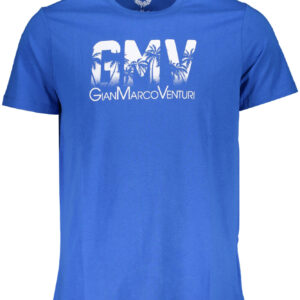 GIAN MARCO VENTURI HERREN KURZARM T-SHIRT BLAU