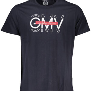 GIAN MARCO VENTURI HERREN KURZARM T-SHIRT BLAU