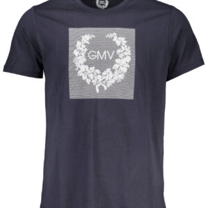 GIAN MARCO VENTURI HERREN-KURZÄRMELIGES T-SHIRT BLAU