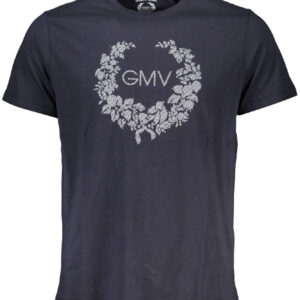 GIAN MARCO VENTURI HERREN-KURZÄRMELIGES T-SHIRT BLAU