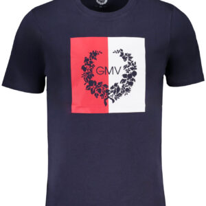 GIAN MARCO VENTURI HERREN-KURZÄRMELIGES T-SHIRT BLAU