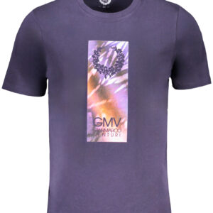 GIAN MARCO VENTURI HERREN-KURZÄRMELIGES T-SHIRT BLAU