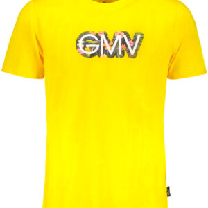 GIAN MARCO VENTURI GELBES KURZÄRMELIGES HERREN-T-SHIRT