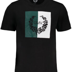 GIAN MARCO VENTURI HERREN-KURZARM-T-SHIRT SCHWARZ