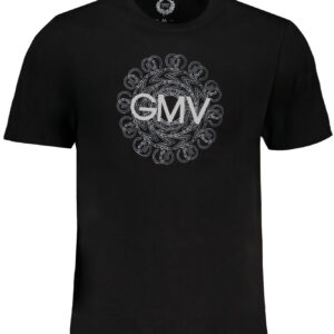 GIAN MARCO VENTURI HERREN-KURZARM-T-SHIRT SCHWARZ