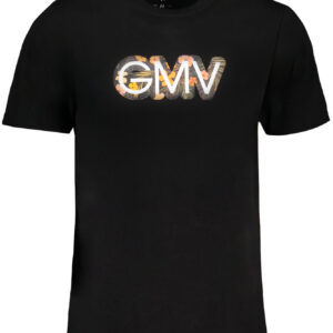 GIAN MARCO VENTURI HERREN-KURZÄRMELIGES T-SHIRT SCHWARZ