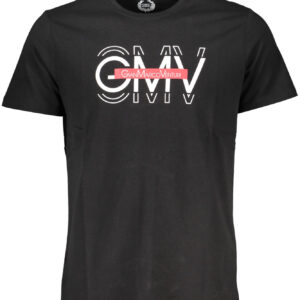 GIAN MARCO VENTURI HERREN KURZARM T-SHIRT SCHWARZ