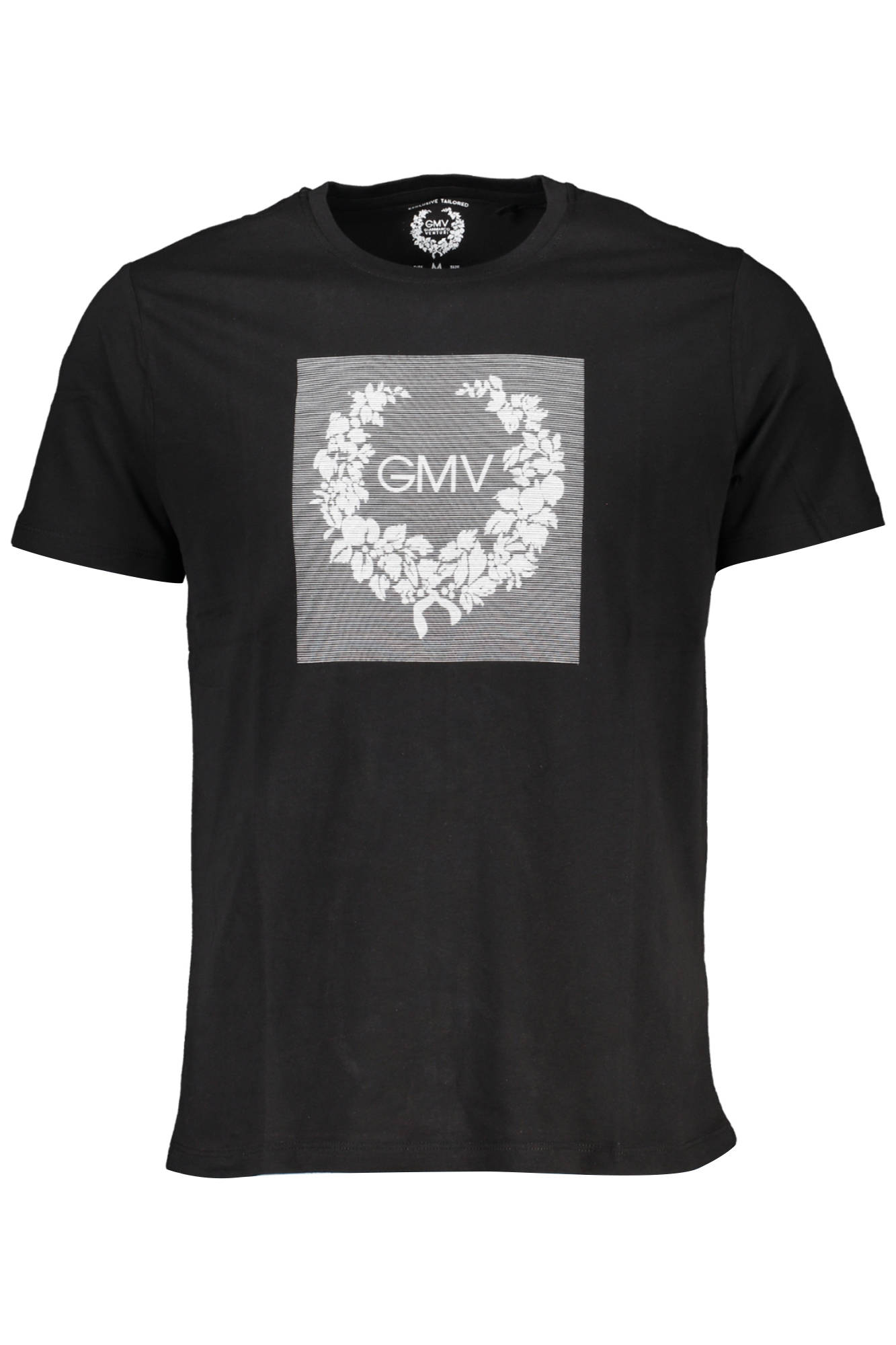 GIAN MARCO VENTURI HERREN KURZARM T-SHIRT SCHWARZ