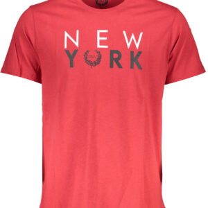GIAN MARCO VENTURI HERREN KURZARM T-SHIRT ROT