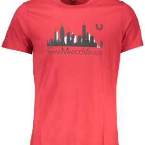 GIAN MARCO VENTURI T-SHIRT KURZARM HERREN ROT