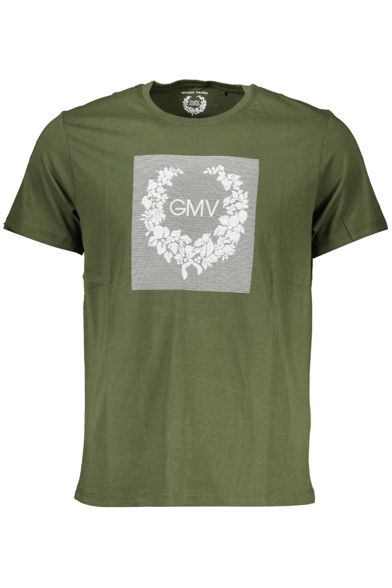 GIAN MARCO VENTURI HERREN KURZARM T-SHIRT GRÜN
