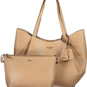 GUESS JEANS DAMEN-TASCHE, BEIGE